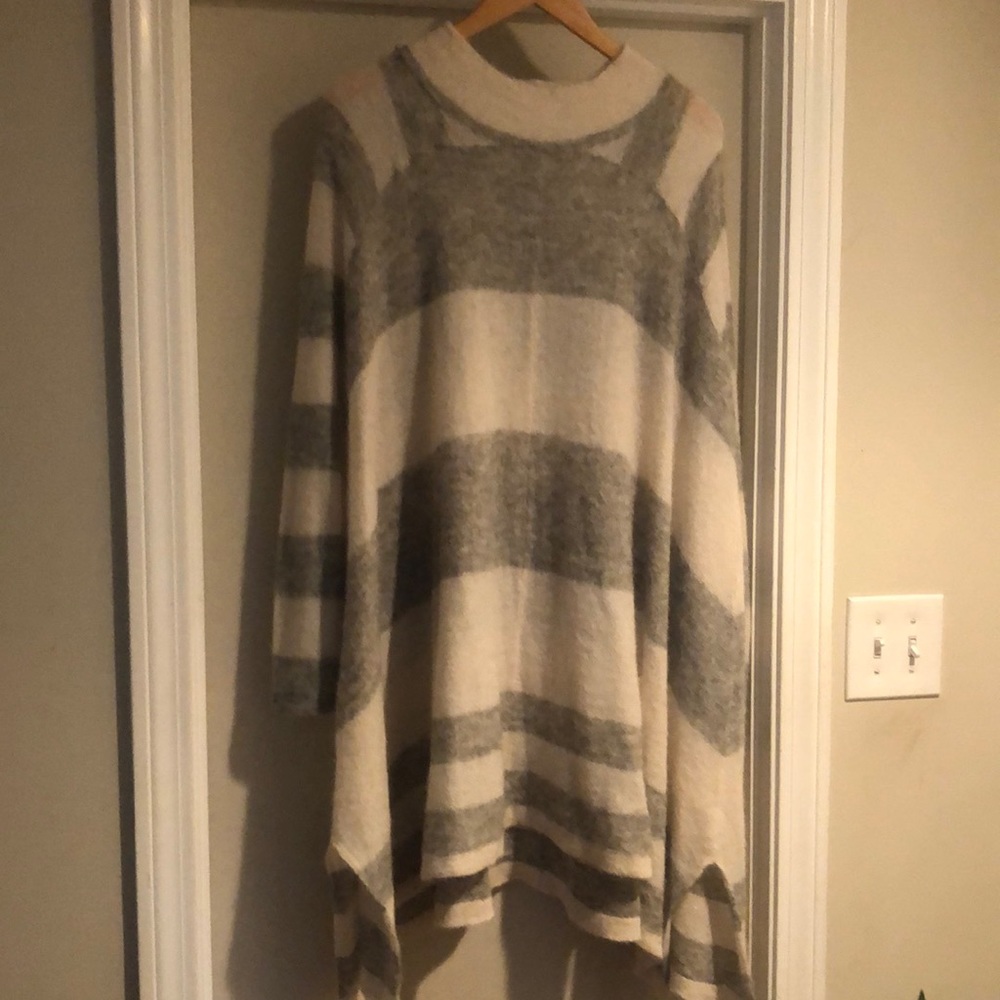 Free People Alpaca Sweater Poncho